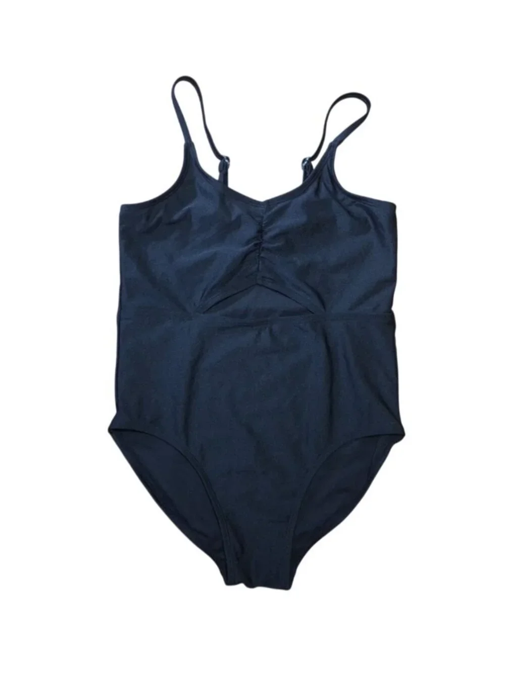 Art Class Girls Black One-Piece Swimsuit XL 14 Adjustable Straps NWT.